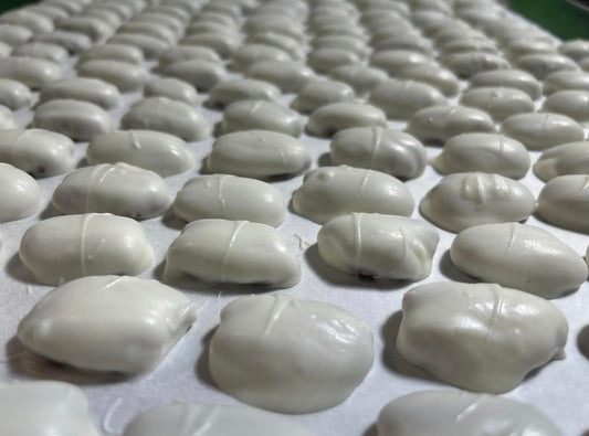 SPECIALTY: White Chocolate Covered Pecans