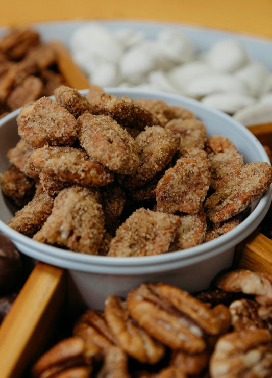 SPECIALTY: Cinnamon  Sugar Coated Pecans